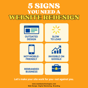 5 Signs You Need a Website Redesign