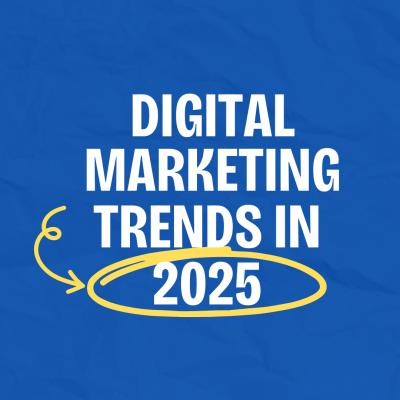 Blue Cream Minimalist Digital Marketing Trend Carousel Instagram Post